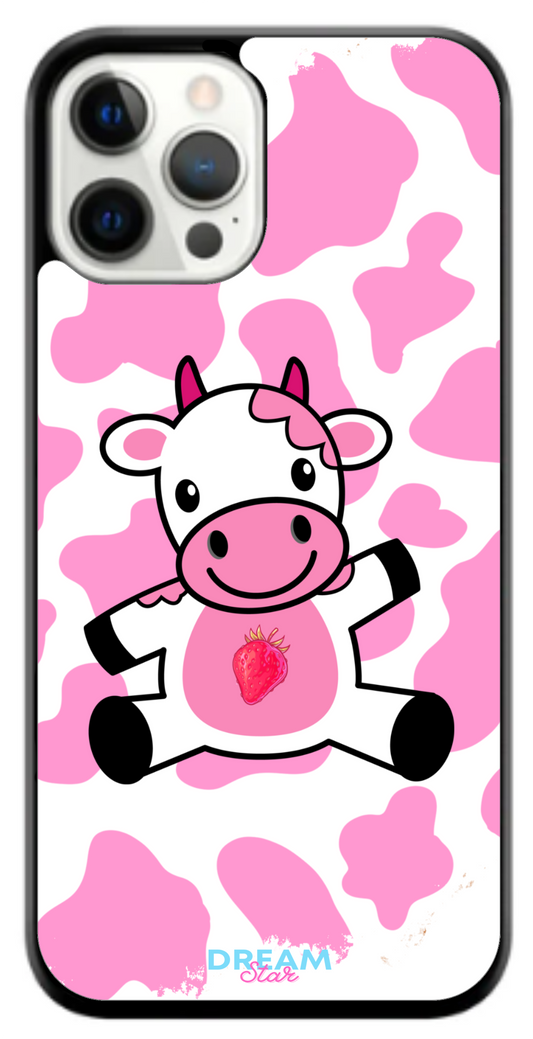 Pink Baby Cow Phone Case